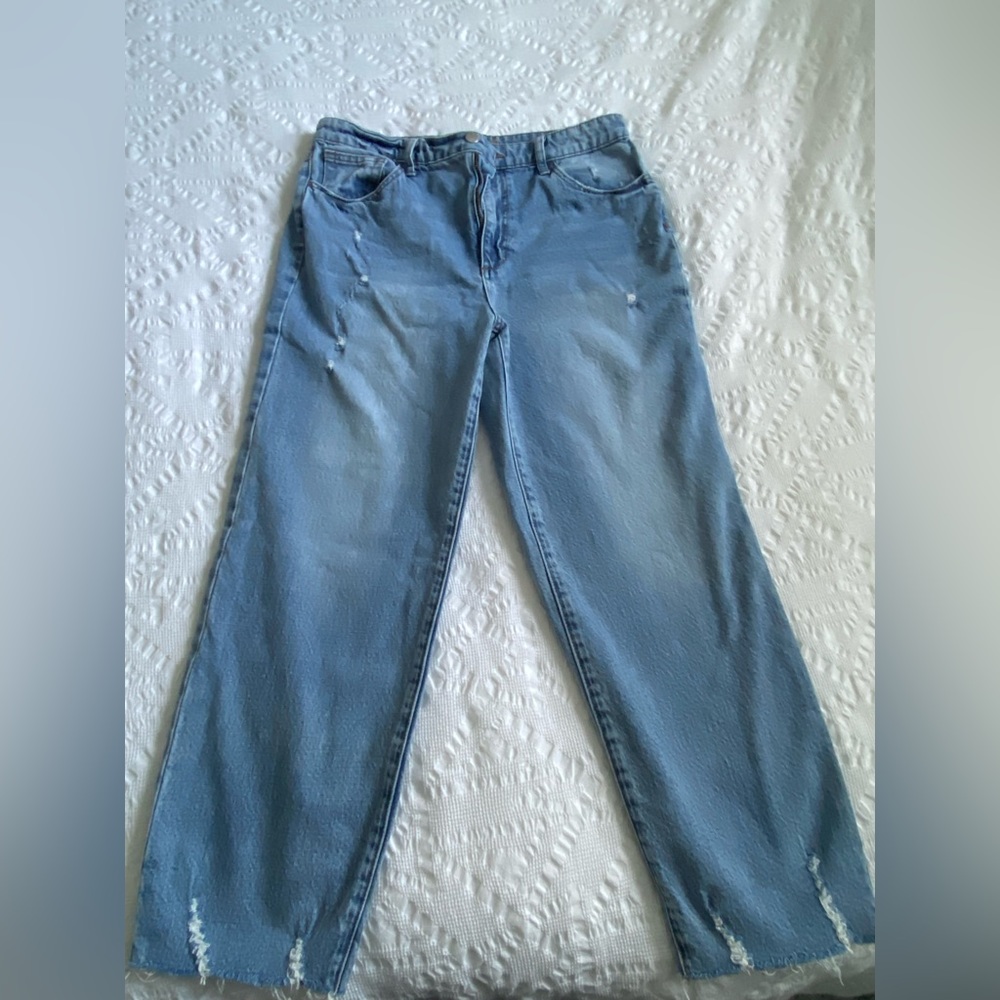Joe’s Jeans high-rise cropped cotton jeans